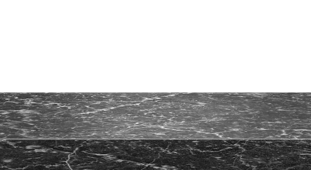 Marble table top or white split stone countertop 3d render