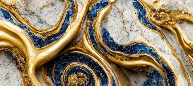 Marble texture abstract wallpaper background luxury marble texture gold and blue