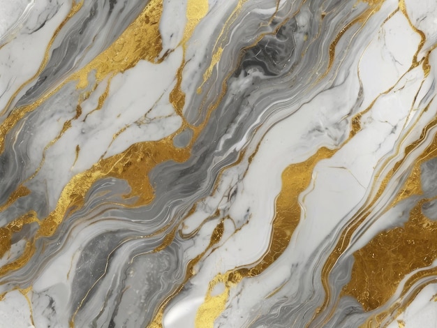 a marble with gold and white stripes is shown