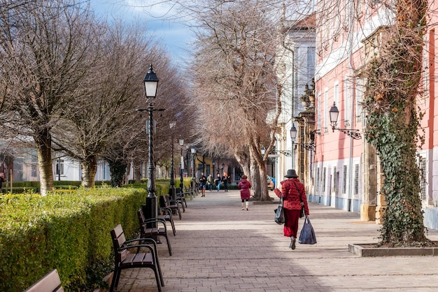 March 15 square is one of the famous public areas of downtown