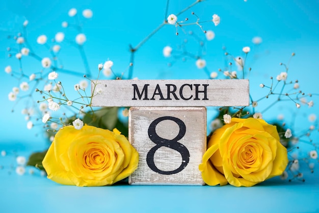 March 8th calendar, World of woman day