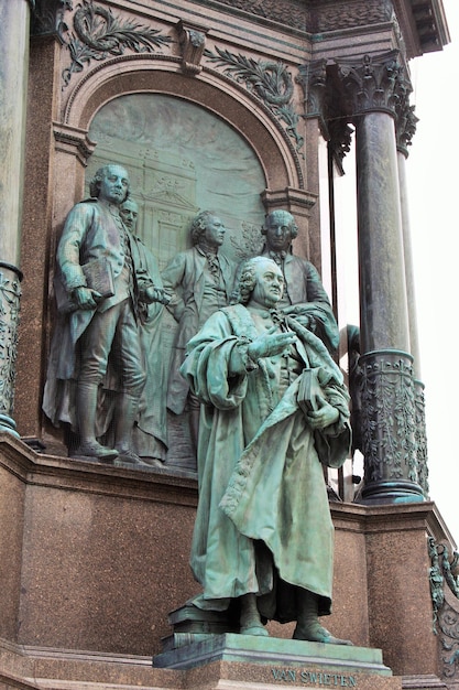 Maria Theresa Monument in Vienna, Austria