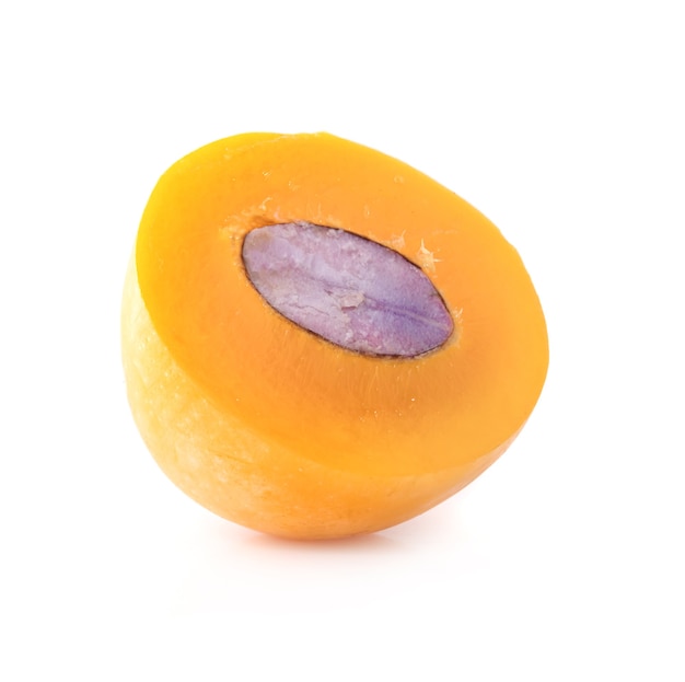 Marian plum fruit isolated