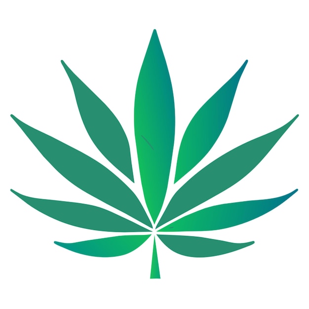 Photo marijuana leaf vector illustration