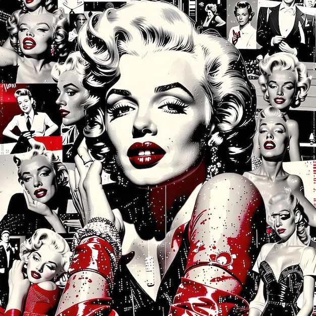 Photo marilyn monroe collage