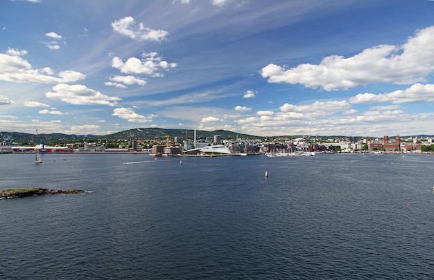 The marina in Oslo Norway