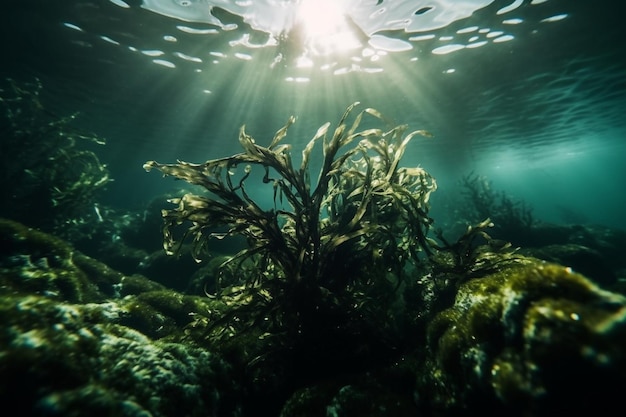 marine plant in the ocean