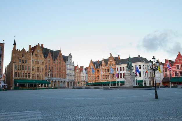 Market Square in old town, Bruges, Belgium