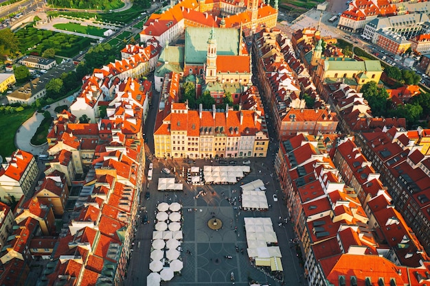 Market square in Warsaw