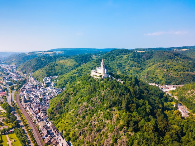 Marksburg old castle in Germany