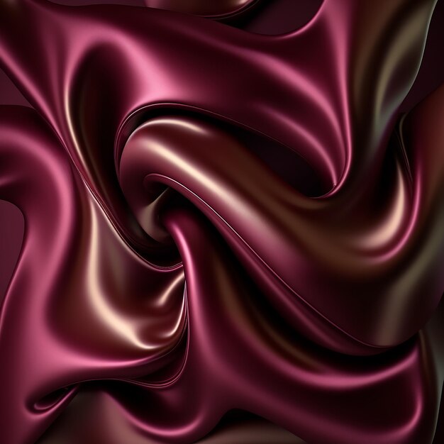 Maroon Silk Twirl Pattern