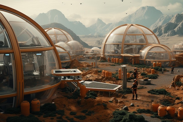 Mars Settlement A New Human Colony Generative AI