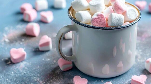 Photo marshmallow cocoa topper marshmallow cocoa topper