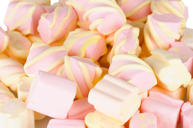 Marshmallows close-up