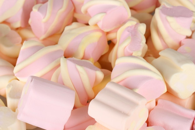 Marshmallows close-up