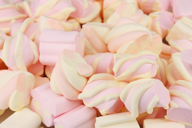 Marshmallows close-up