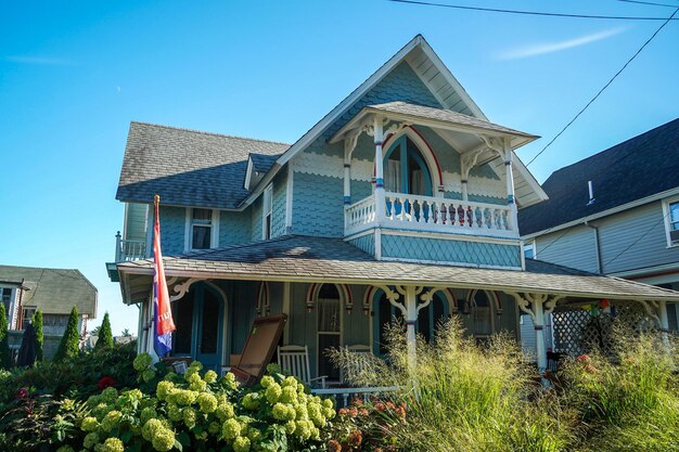 Martha vineyard gingerbread colorful houses