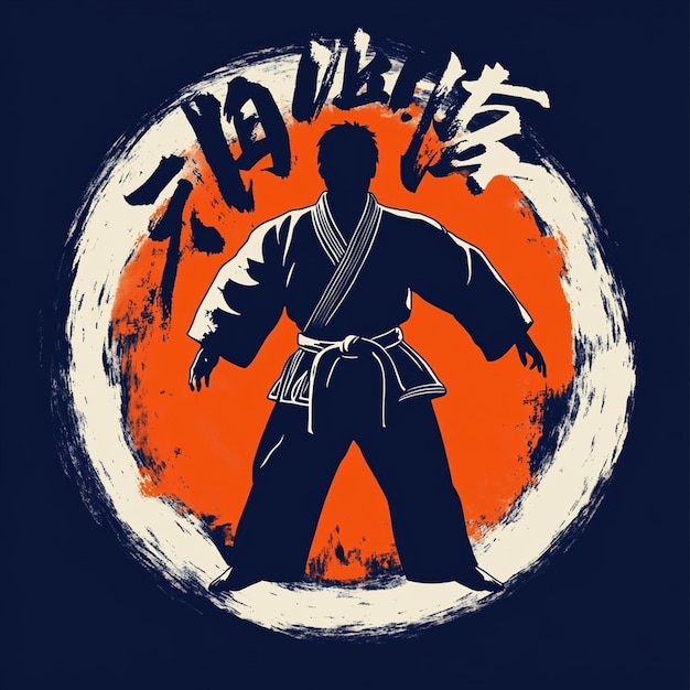 Martial Arts Silhouette Karate Kung Fu Sensei Dojo