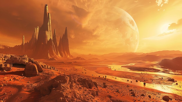 Photo martian landscape aesthetic wallpaper ar 169 job id 07fd9b4e5c2046b7a8ca92d91862bf61