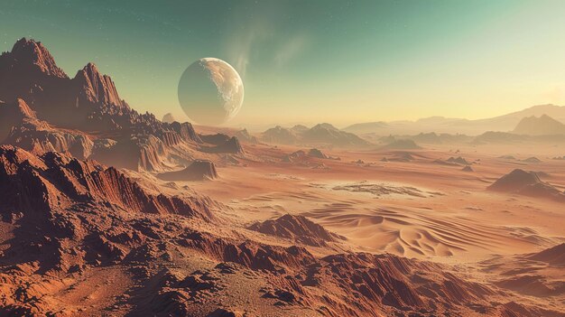 Photo martian landscape aesthetic wallpaper ar 169 job id e4d2478c43b64909b5fc4a433cc89cc0