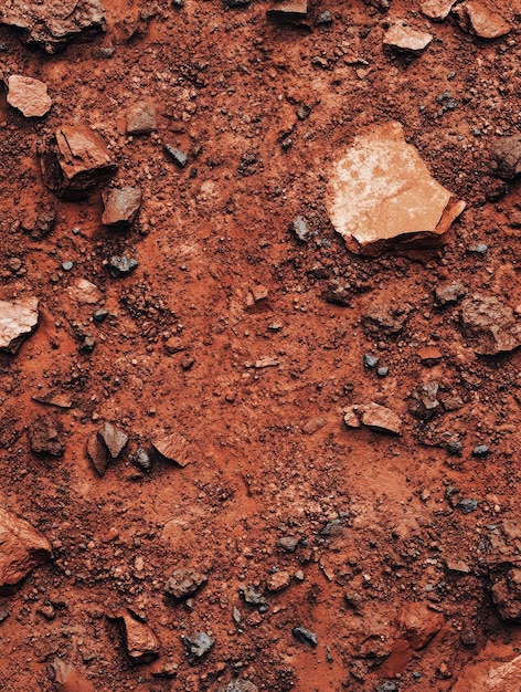 Photo martian soil texture background composition filling the entire screen