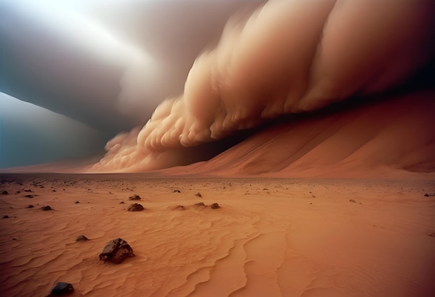 Martian Surface Erosion Post Nuclear Sandstorm