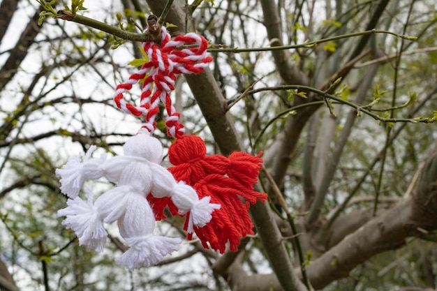 Martisor traditional decoration for the day of baba marta