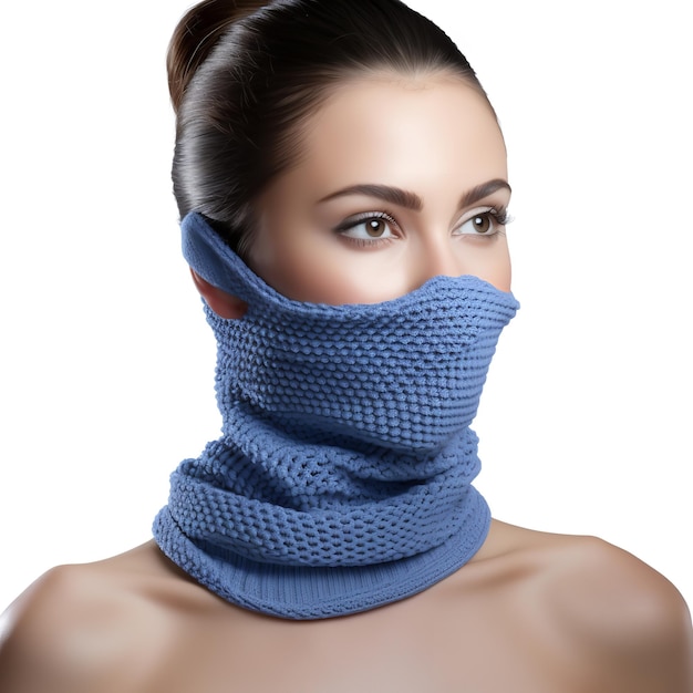 Marvelous Ski Neck Warmers isolated on white background