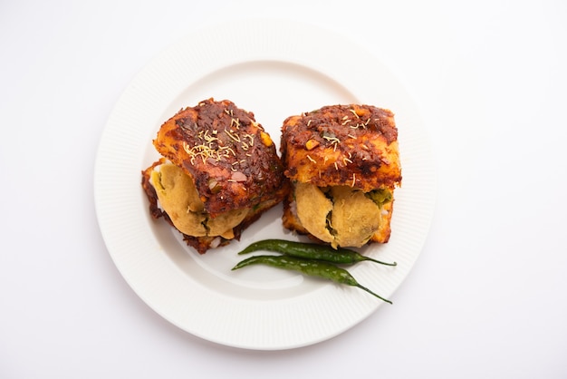 Masala Vada Pav or Wada Pao is an Indian snack