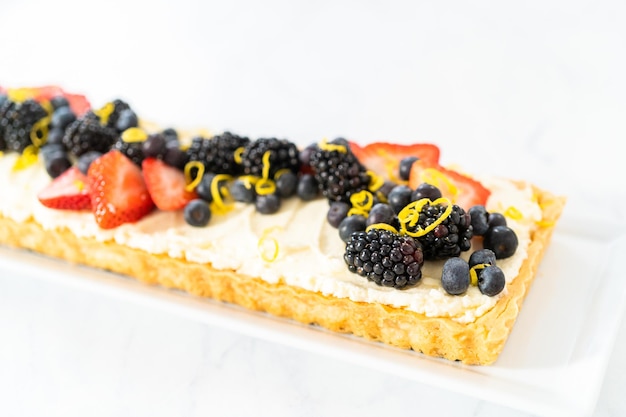 Mascarpone tart