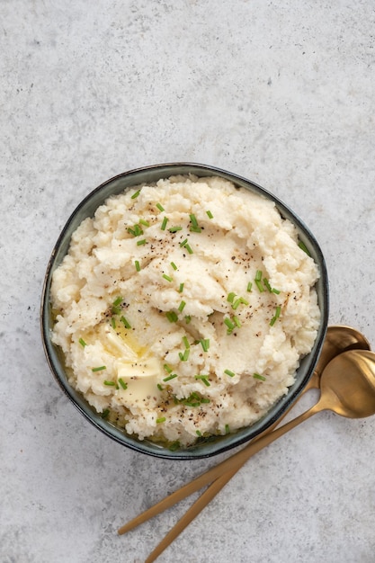 Mashed cauliflower with butter