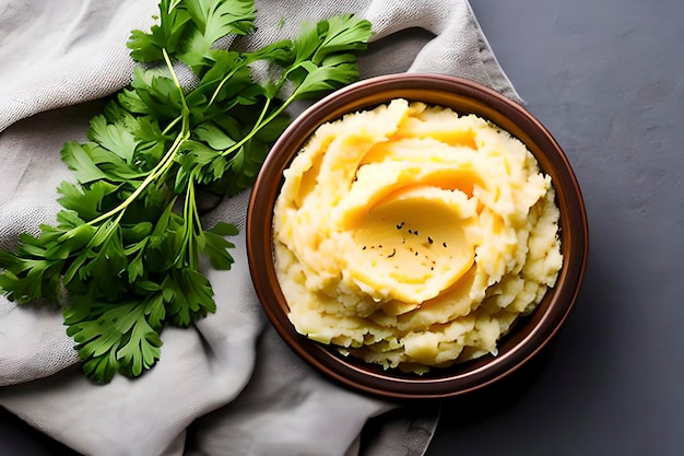 Mashed potato is a popular side dish