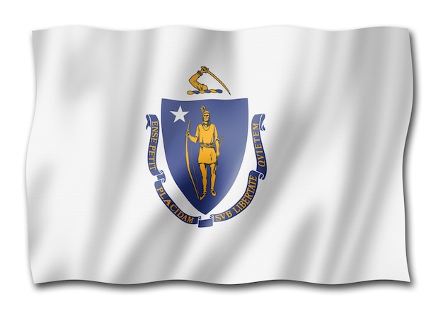 Massachusetts flag USA