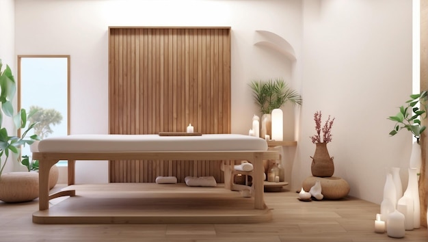 massage and spa room interior