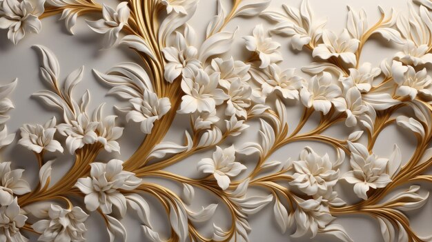 A massive assortment of 32 oriental motifs Background in white and gold with Arabic decorations F