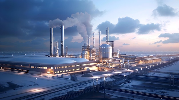 Massive Carbon Capture and Storage Facility Powering Sustainable Energy Solutions