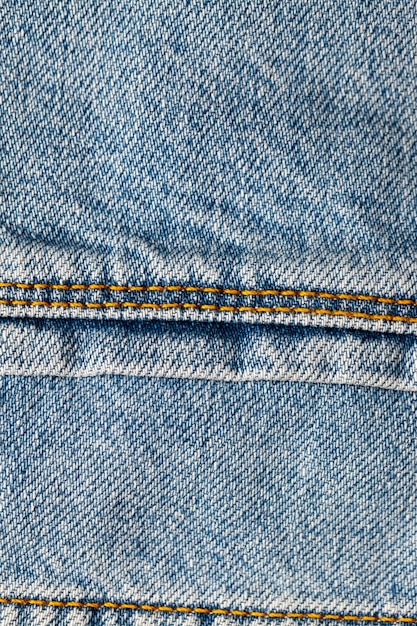 Material made of blue denim