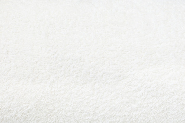 material of white towel