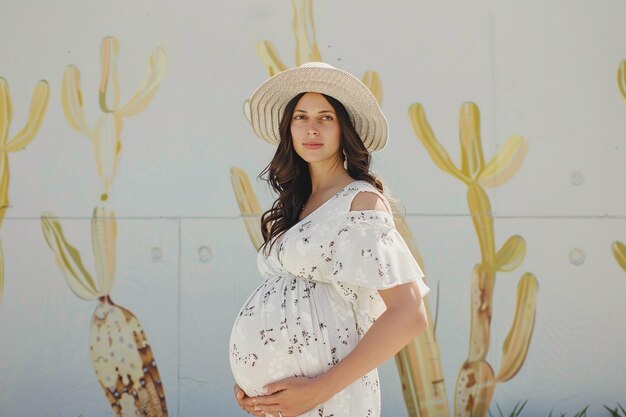 Photo maternity fashion tips for evy trimester ar generative ai