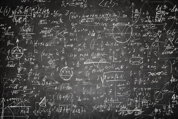 maths blackboard