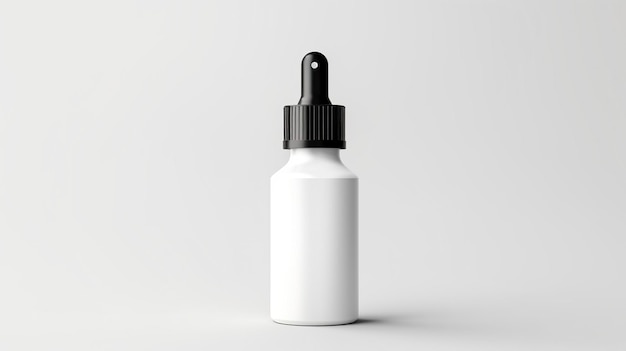 Matte Dropper Bottle Mockup