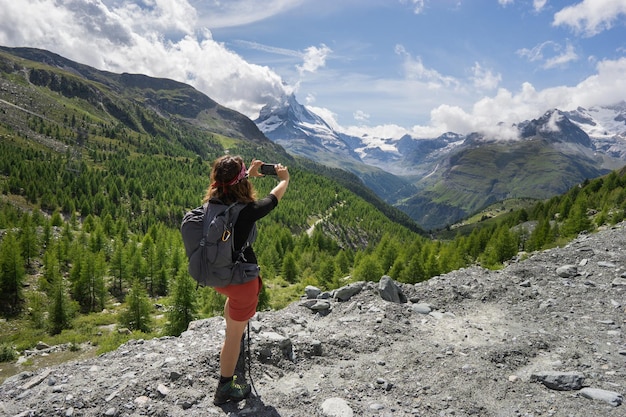 Matterhorn selfie photo