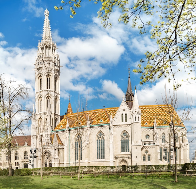 Matthias church  in Budapest, Hungary