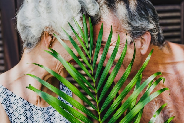 Mature couple still in love