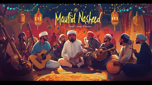 Photo maulid nasheed musical celebration art