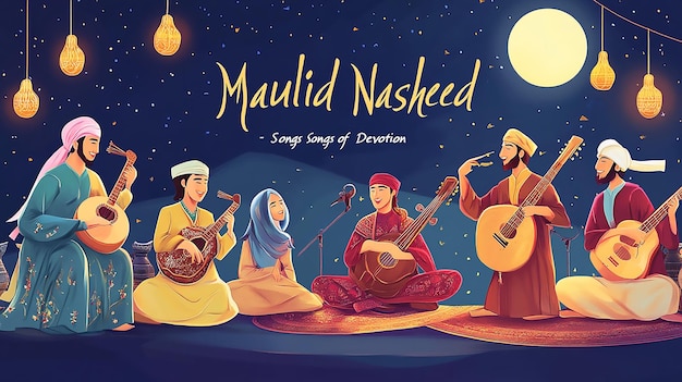 Photo maulid nasheed musical celebration art