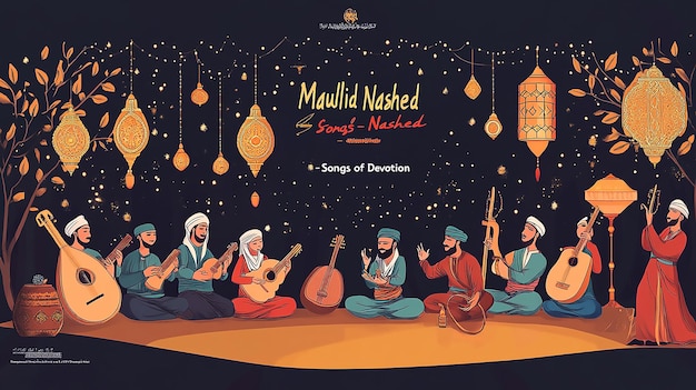 Photo maulid nasheed musical celebration art