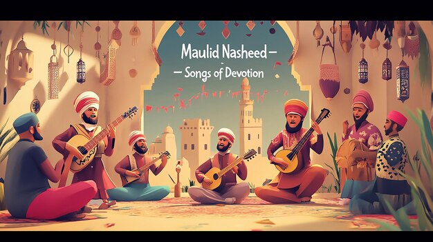 Photo maulid nasheed musical celebration art