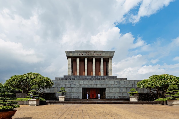 Mausoleum of Ho Chi Minh - the first president of North Vietnam .Hanoi.