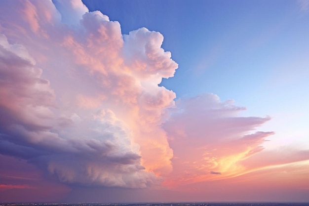 Mauve Shadows of Evening Clouds beautiful weather colorful sky texture wallpaper